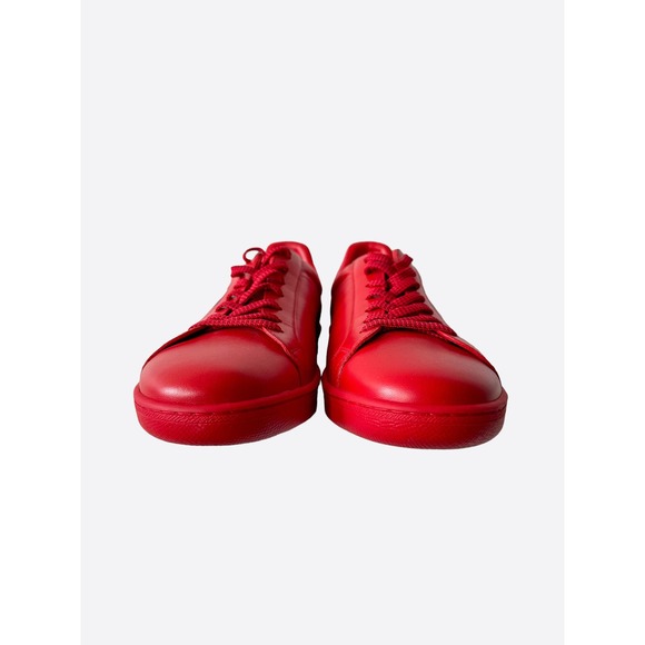 Louis Vuitton Red LV Stripe Luxembourg Trainers - Picture 2 of 7